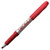 Bic Mark-it Gripster Permanent Marker - Fine Marker Point Type - Red Ink - Silver Barrel - 12 / Dozen