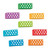 Dots Erasers - 24 Pieces - Educational and Learning Activities for Kids