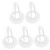 FONDOTIN 50Pcs Plant Growth Basket Slotted mesh net Cups pots mesh net Pot Garden net Cups net Grow Pot mesh pots for Plants Plant Net Pot Planting Net Cup White Orchid Fish Dish Plastic