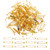 200pcs Gold Safety Pin 1.6in - Large Metal Safety Pins for Clothes Crafting Jackets, Rust Prevention, Golden Look, Easy Insertion