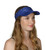 TopHeadwear Glitter Sequin Visor Hat - Royal
