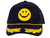 TOP HEADWEAR Captain Hat Smile Face Trucker Cap, Navy