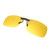 BLUE CUT Clip on Polarized Night Vision, Driving Sunglasses UV 400 Blocker To Wear Over Prescription Glasses