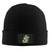 Bailunder Keep Calm It's Just A Snake Slogan Beanie Hat for Men Women Winter Cuffed Beanies Knit Cap Warm Ski Hats Black