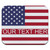 American USA Flag Personalized Custom Low Profile Thin Mouse Pad Mousepad