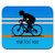 Personalized Custom 1 Line Cycling Cycle Biking Low Profile Thin Mouse Pad Mousepad