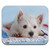West Highland Terrier Westie Puppy Dog Beach Towel Low Profile Thin Mouse Pad Mousepad