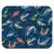 Salt Water Game Fish Fishing Ocean Compass Low Profile Thin Mouse Pad Mousepad