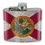 Rustic Florida State Flag Distressed USA Stainless Steel 5oz Hip Drink Kidney Flask
