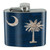 Rustic South Carolina State Flag Distressed USA Stainless Steel 5oz Hip Drink Kidney Flask