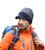 YOYEAH Men's Outdoor Newsboy Hat Winter Warm Thick Knit Beanie Cap Fleece Lined Skull Ski Cap with Visor Blue