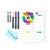 Message Board Calendar Dry Erase, Weekly Dry Erase Board for Desktop, Daily Plan Tabletop Clock Notes Board Planner for to Do List, Planning, Memo, School, Home, Office, Kitchen, Type 2