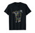 Cow Christmas Light Tree Cow Xmas Snow Lover T-Shirt