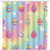 gisgfim Easter Shower Curtain Set Easter Eggs Pastel Spring Colorful Shower Curtain for Easter Fabric Bathtubs Bathroom Curtain with 12 Hook,72x72 Inches