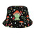 Green Frog Mushroom Bucket Hat Summer Packable Fisherman Cap Travel Beach Sun Hat