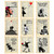 Banksy Wall Art Set - Motivational Graffiti Street Art Positive Inspirational Quotes Encouraging Poster for Living Room Teens Bedroom Home Office Decor - Unframed 8 x 10 Dictionary Prints