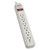 Tripp Lite 6 Outlet Surge Protector Power Strip, 4ft Cord, & $20,000 INSURANCE (TLP604)