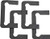 C.R. LAURENCE P1NGASK CRL Black Gasket Replacement Kit for Pinnacle Hinges