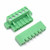 Willwin 10Pcs 5.08mm Pitch 6 Pin PCB Pluggable Terminal Blocks Connectors Green