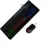 Periphio Wired Gaming Keyboard and Mouse Combo RGB Backlit Keyboard with Multimedia Keys and Backlit Mouse 2400 DPI (Black)