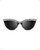 IGnaef Cat Eye Rhinestone Sunglasses for Women Cateye Glasses Jeweled Frame Costume Party Jeweled