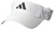 adidas Golf Standard Golf Tour Visor, White, OSFM