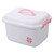 HEALLILY 1pc Plastic Medicine Box First Aid Cabinets First Aid Bin Emergency Storage Household Medicine Case Medicine Storage Cabinet Medicine Storage Container White Pill Pp