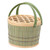 1pc Portable Egg Basket storage baskets with lids picnic basket with lid country style picnic hamper Bread Basket wedding basket wine basket snack Bamboo bride fruit Woven Basket