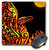 3dRose LLC 8 x 8 x 0.25 Inches Mouse Pad, Phoenix Fantasy Fire Tribal (mp_23172_1)