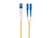 Monoprice Fiber Optic Cable - 20 Meter, LC/UPC-SC/UPC, G657A1, Single Mode, Duplex, 2mm, PVC