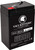 VICI Battery VB4.5-6 for Emergency Light WKA6-5F
