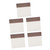 STOBOK 5pcs Clear Memo Pad Memo Block Self Stick Notepad Self Stick Memo Novelty Pads Memo Pad Block Novelty Sticky Paper Stationery Stickers The Pet Writing Board Desktop
