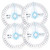 KALLORY 12 Pcs Protractor Plastic Circle Protractor Circular Protractors Student Protractors Plastic Protractor Ruler Mathematics Protractor Kids Tools Round Tape Child