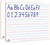 2 Pack Double Sided Whiteboard Lined Dry Erase Board for Kids Ruled Writing Board Handwriting Practice for Kids Small White Board Dry Erase Board 9x12 Dry Erase Board Lines Education Teacher Supplies