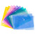 GATHINESS 12 Pcs Colored folders Office File folders Color folders Plastic Folder Document Folder Important Document Holder Folder with Pockets File Holder Envelope ID Folder a4 pp File Rack