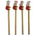 Streamline Imagined Sloth Eraser & Pencil - Set of 4