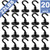 Grtard 18LBS Heavy Duty Magnetic Hooks, Strong Neodymium Magnet Hook for Home, Kitchen, Workplace, Office and Garage-20 Pack