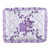 Collections Etc Lavender Floral Ruffle Pillow Sham Covers - Fits Standard Size Pillow, 26" x 20" - Machine Washable - Polyester