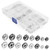SEWACC 1 Box Metal Snap Button Leather Tool Leather Snaps Jean Buttons Press Studs Sewing Buttons Sew on Snaps Sewing Snap Buttons Kit Clothing Snap Fastener Snap Fasteners Tool Kit Shirt