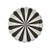 Meri Meri Black Fan Stripe Small Plates