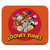 Looney Tunes Group Low Profile Thin Mouse Pad Mousepad Rubber Multi-Colored