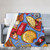 Fast Food Pizza Hamburger Blanket Soft Warm Lightweight Throw Blanket Cozy Plush Bed Blanket for Bedroom Living Rooms Sofa Couch Bed Gifts 40"X30"