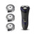 SH30 Replacement Heads for Philips Norelco Shaver Series 3000, 2000, 1000 and S738 with Durable Sharp Blade, Comfortcut Replacement Blades SH30, 3 Pack