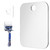 Yofmxocl Large Shower Mirror Fogless?8x10in?,Anti Fog Mirror with Razor Holder, Shower Accessories, Mirror, Bathroom Mirror, Frameless Mirror, Fogless Mirror for Shower