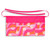 Plum Hill Groovy Pink Waitress Apron with Pockets, Short Serving Apron with Zipper, Teacher Apron, Server Aprons for Waitress Cute, Money Apron for Cash, Half Aprons for Women