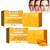 Turmeric Vitamin C Soap,Cleansing Natural SoapOrganic Turmeric Soap for Dark Spots & Acne, Turmeric Soap for Skin Brightening and Clearing Formula (2Pcs)