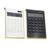 Benkaim 2-Pack Basic Large Solar Calculator Solar Gold and Black Calculator Standard Function Desktop Calculator LCD 10-Digit Calculator for Office, Home