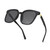 FEISEDY Retro Square Sunglasses Women Men Oversized Trendy Shades B4050