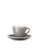 Abbott Collection 27-AVENUE-01-GRY Diner Esp&Saucer-Grey-2.25"H(3oz), 2.25 inches high,