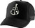 ALLNTRENDS Adult Trucker Hat Boxing Gloves Embroidered Baseball Cap Adjustable Snapback Gym Hats (Black)
